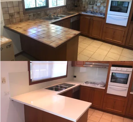 Engineered Stone Before & After Gallery