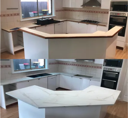 Laminate Benchtop Before & After Gallery